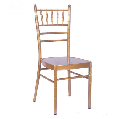 28mm 30mm Tube Party Chiavari Chairs , Tiffany White Wedding Chair