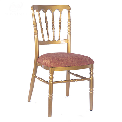 Aluminum Alloy Chiavari Dining Chairs For Banquet 35x2.5mm Tube Size