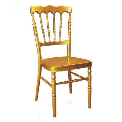 Thép nhôm banquet trang nhã đám cưới Chiavari ghế 17,5 inch chiều cao ghế