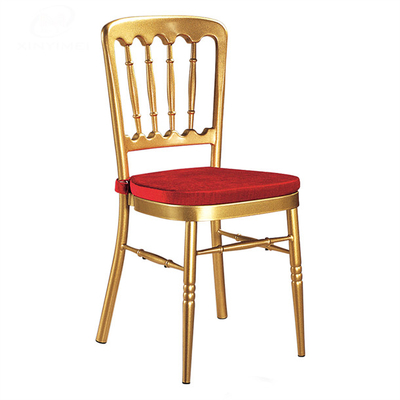 Đặt chồng lên nhau Đám cưới sang trọng Chiavari ghế nhôm sắt sự kiện chỗ ngồi 7.7 lbs trọng lượng