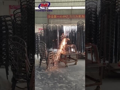 Crystal Ice Napoléon Back Resin Ghế chiavari Nội thất sự kiện cho đám cưới