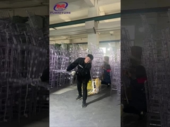 Ghế đám cưới bằng nhựa acrylic / Tiffany / Giovanni Acrylic Pha lê trong suốt