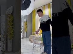 sự kiện tiệc cưới sử dụng ghế chowari nhựa phượng có thể xếp chồng lên nhau