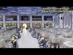 Ghế chiavari nhựa phong cách Bắc Âu Ghế làm cỏ ngoài trời Màu sắc rõ ràng Hoa văn con công